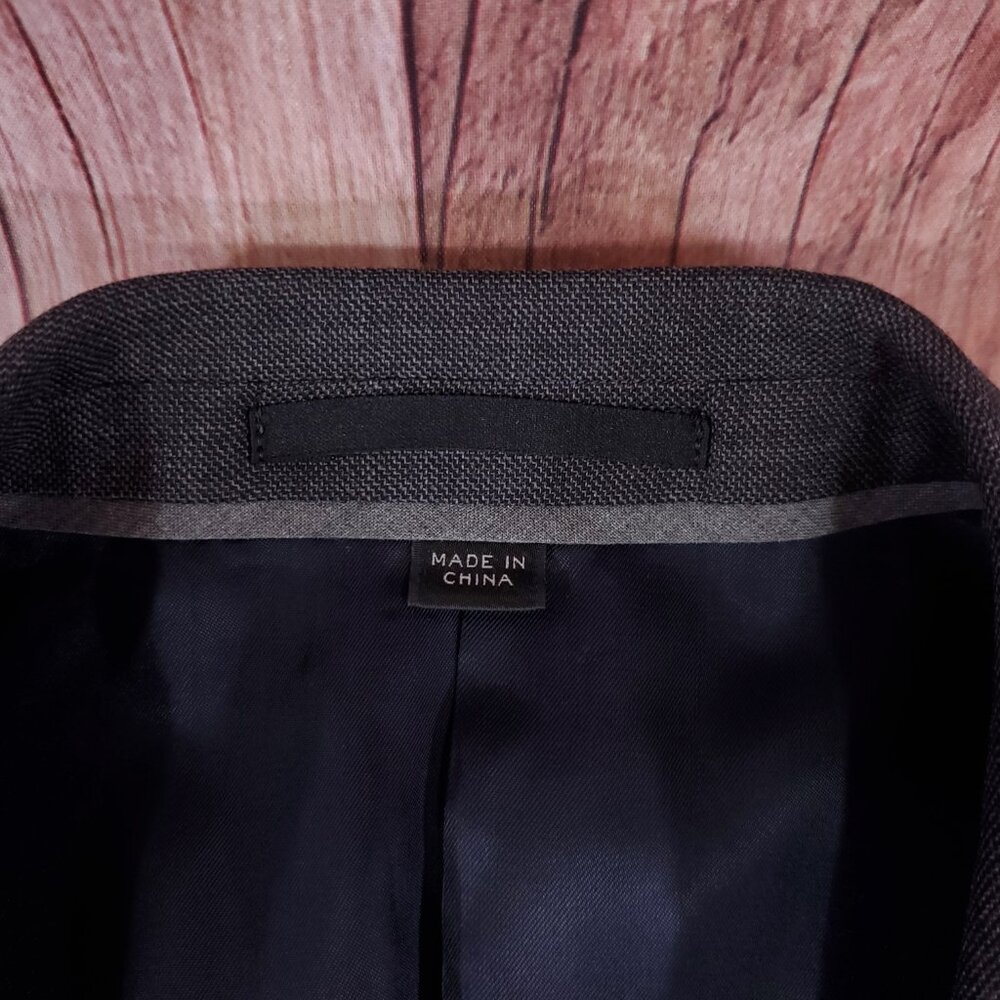 J Crew Ludlow Slim fit Suit Jacket 42L Tollegno 1900 Italian 3D Wool Charcoal - Picture 5 of 16
